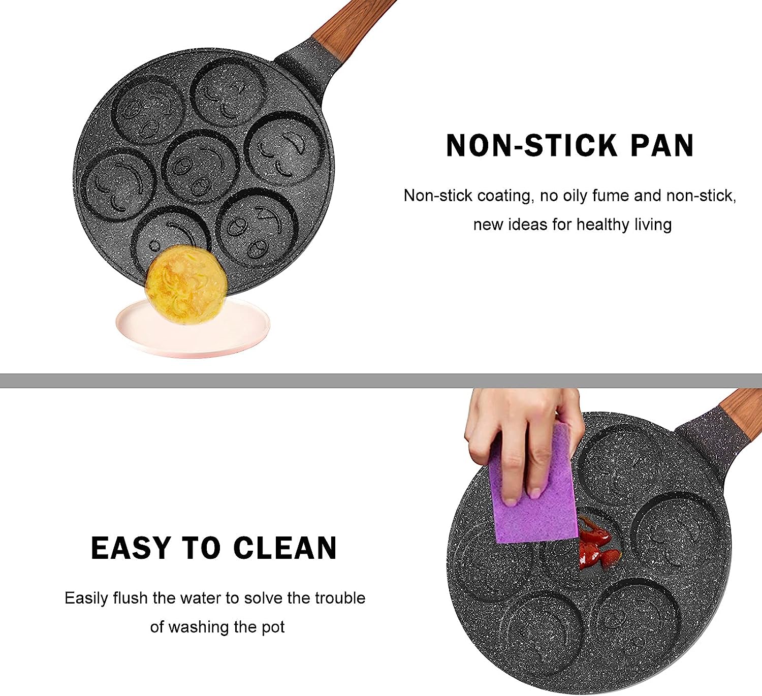 Smiley Face Pancake Pan Click Now