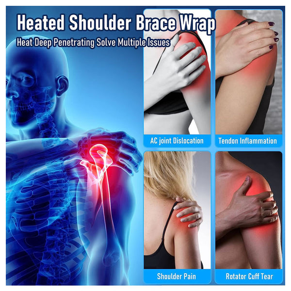 Heated Shoulder Brace Wrap - Click Now