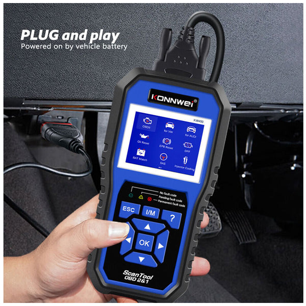 KW450 V/A OBDII Full System Car Diagnostic Scanner Tool - Click Now