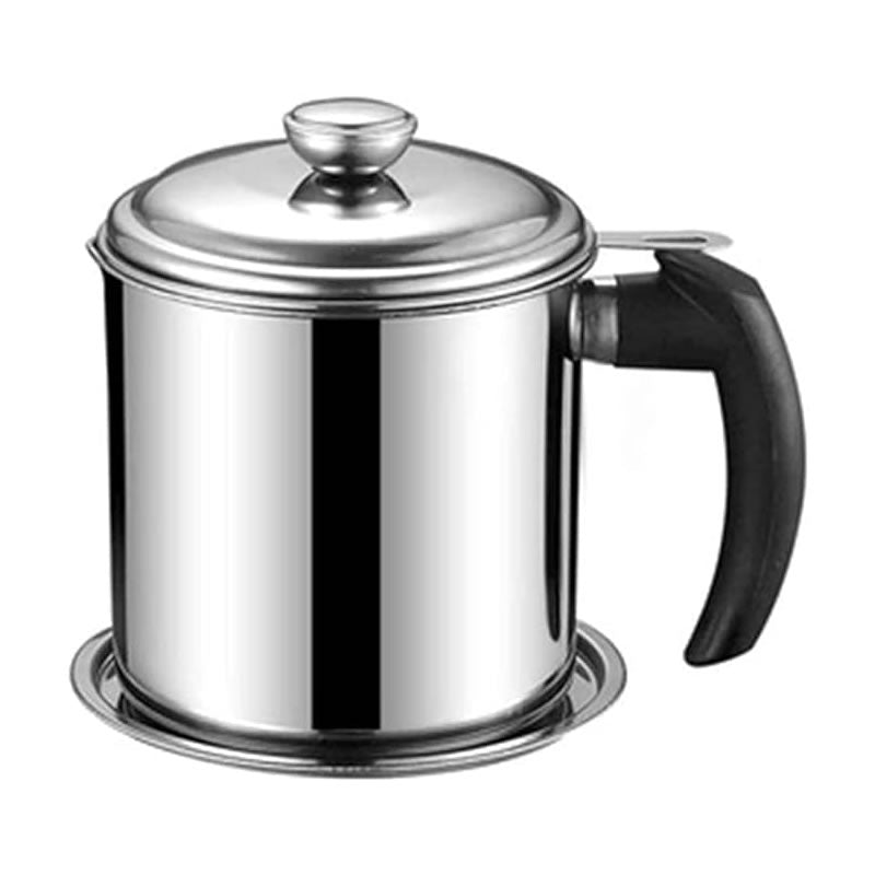 1.4 Litre Stainless Steel Oil Strainer Jug Shop Now for Best Deals