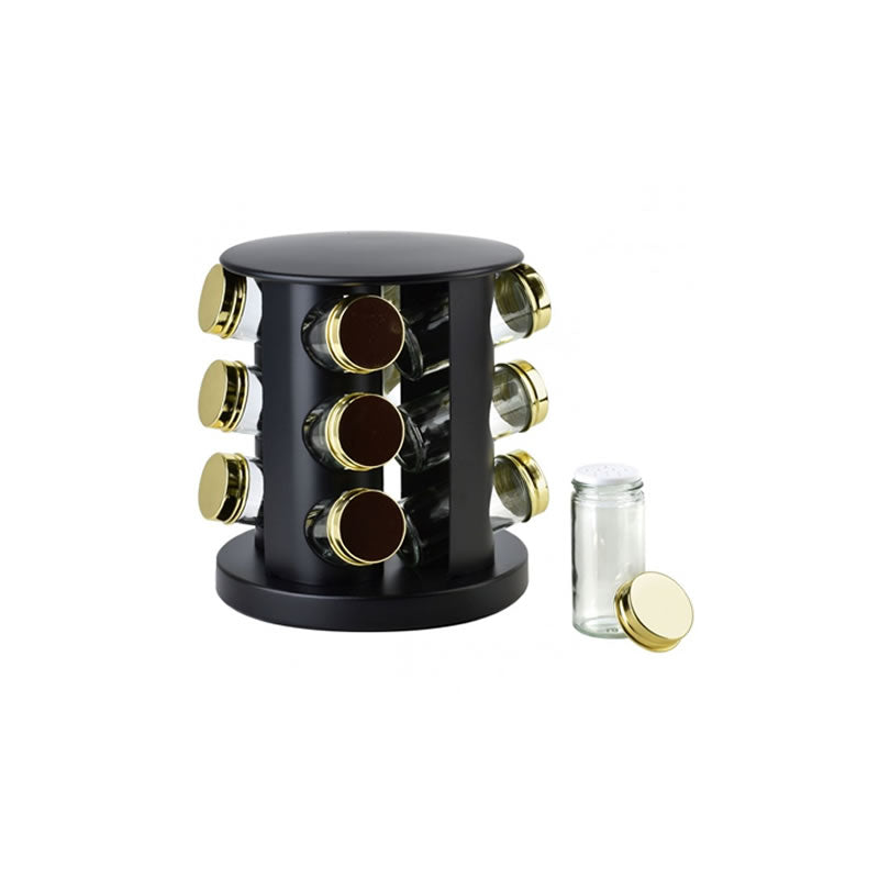 12Piece Carousel Rotating Kitchen Spice Rack Buy Online in South